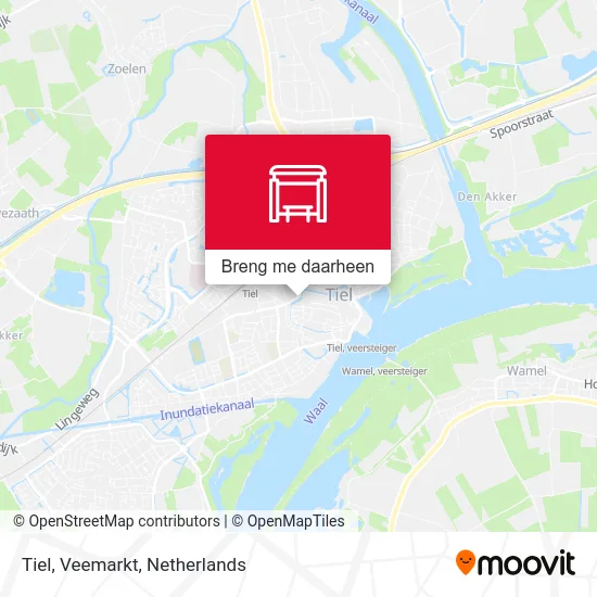 Tiel, Veemarkt kaart