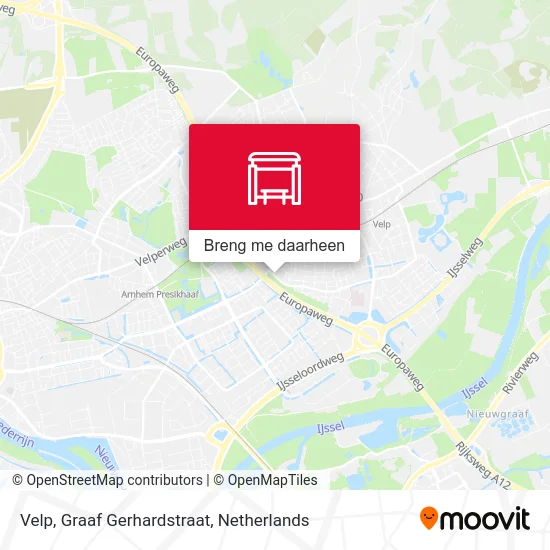 Velp, Graaf Gerhardstraat kaart