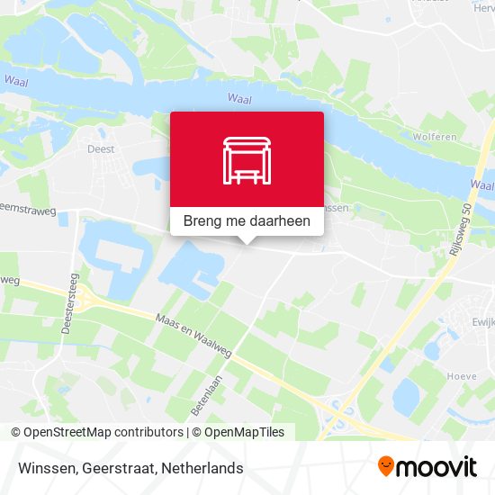 Winssen, Geerstraat kaart