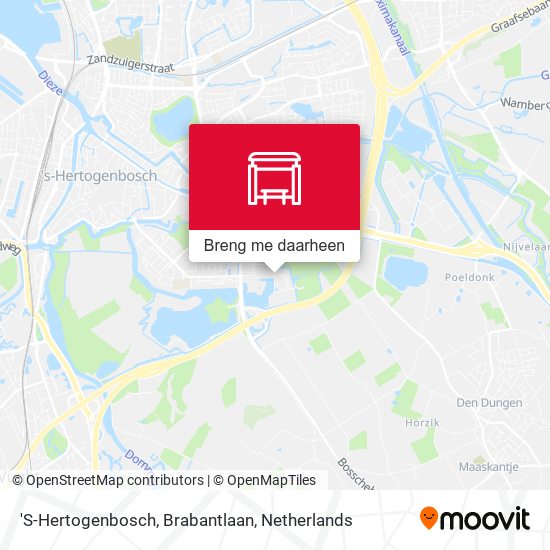 'S-Hertogenbosch, Brabantlaan kaart