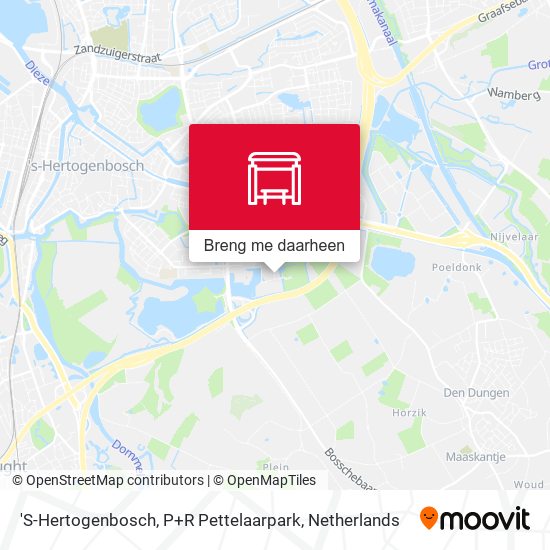 'S-Hertogenbosch, P+R Pettelaarpark kaart