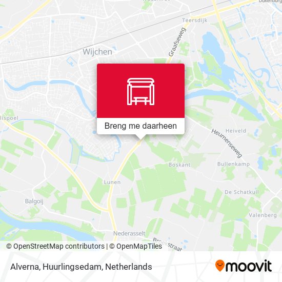 Alverna, Huurlingsedam kaart