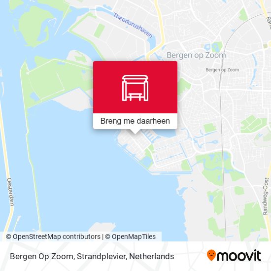 Bergen Op Zoom, Strandplevier kaart