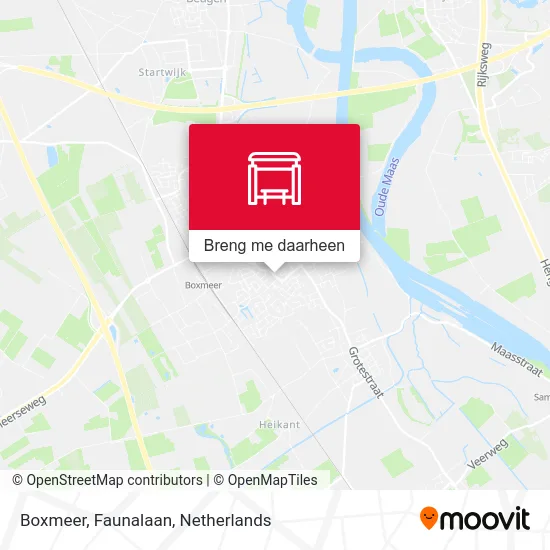 Boxmeer, Faunalaan kaart