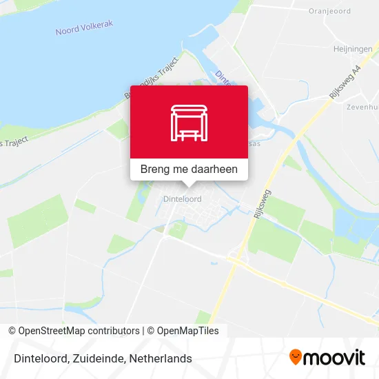 Dinteloord, Zuideinde kaart