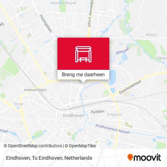 Eindhoven, Tu Eindhoven kaart