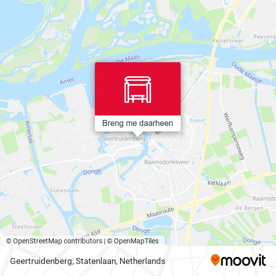 Geertruidenberg, Statenlaan kaart