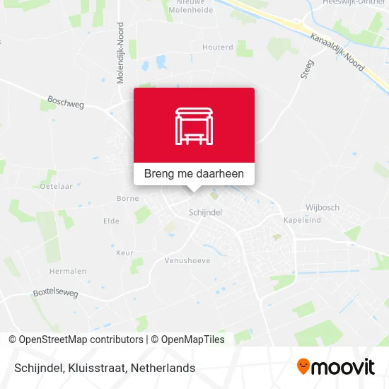 Schijndel, Kluisstraat kaart