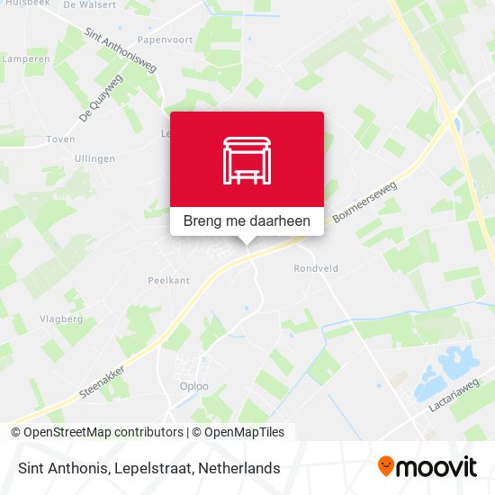 Sint Anthonis, Lepelstraat kaart