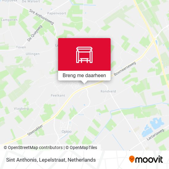 Sint Anthonis, Lepelstraat kaart