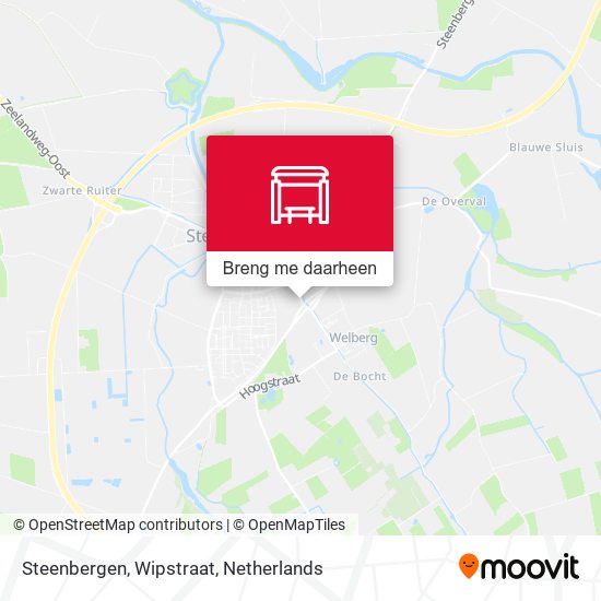 Steenbergen, Wipstraat kaart