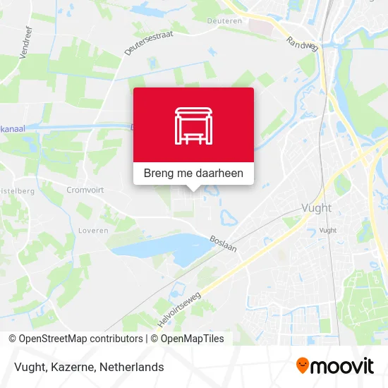 Vught, Kazerne kaart