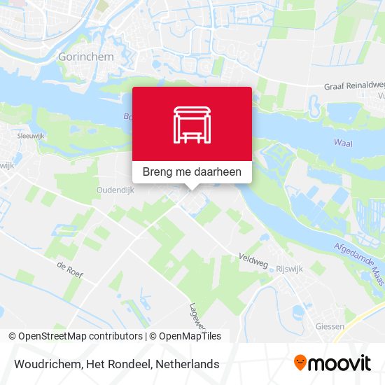 Woudrichem, Het Rondeel kaart