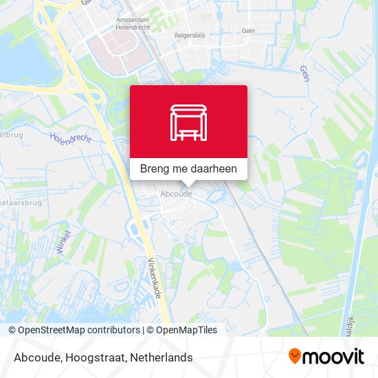 Abcoude, Hoogstraat kaart