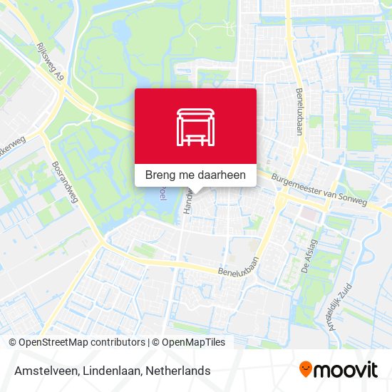 Amstelveen, Lindenlaan kaart