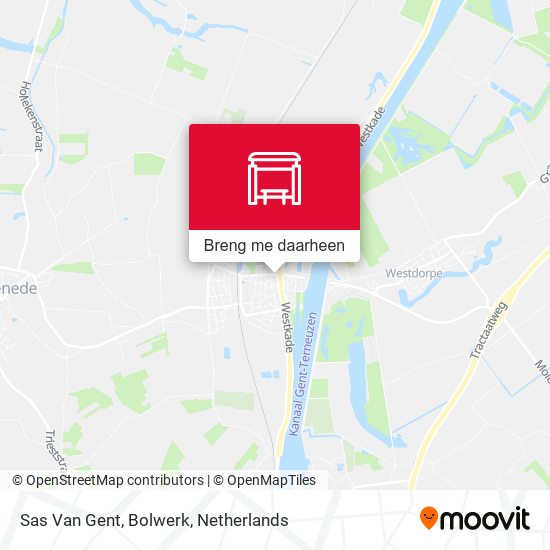 Sas Van Gent, Bolwerk kaart