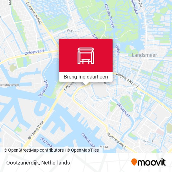 Oostzanerdijk kaart