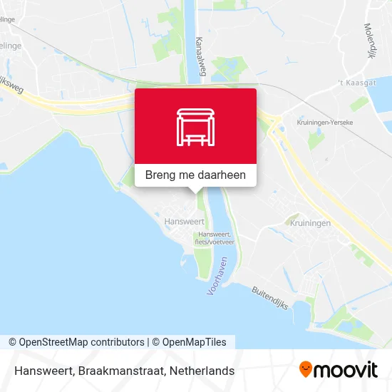 Hansweert, Braakmanstraat kaart