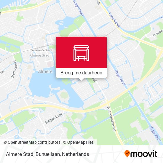 Almere Stad, Bunuellaan kaart