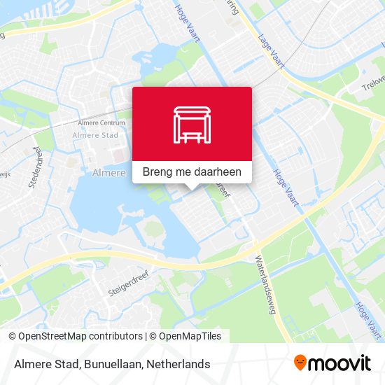 Almere Stad, Bunuellaan kaart