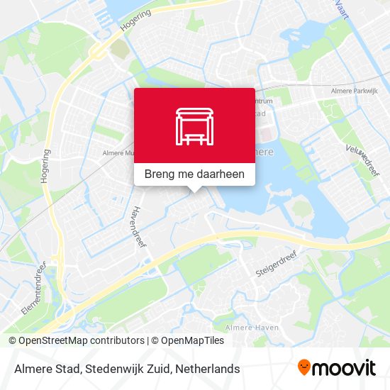 Almere Stad, Stedenwijk Zuid kaart