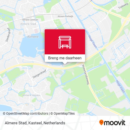 Almere Stad, Kasteel kaart