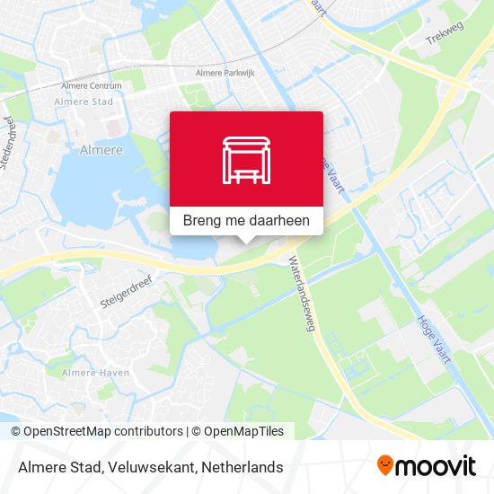 Almere Stad, Veluwsekant kaart