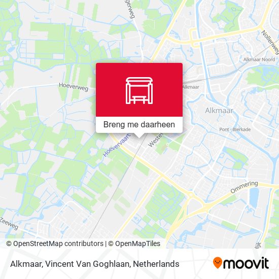 Alkmaar, Vincent Van Goghlaan kaart