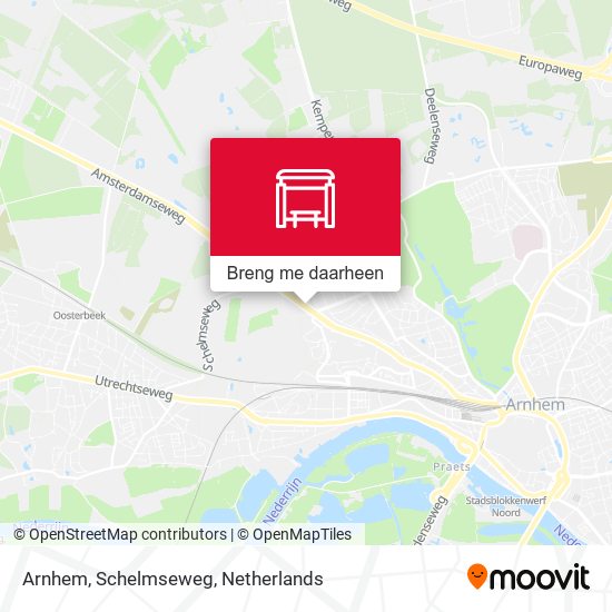 Arnhem, Schelmseweg kaart