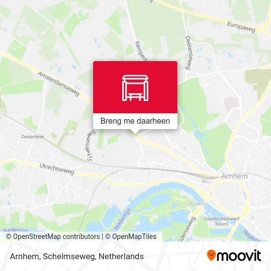 Arnhem, Schelmseweg kaart