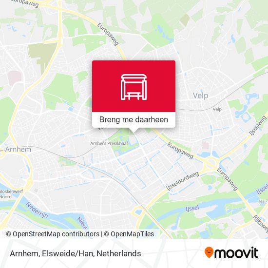 Arnhem, Elsweide/Han kaart