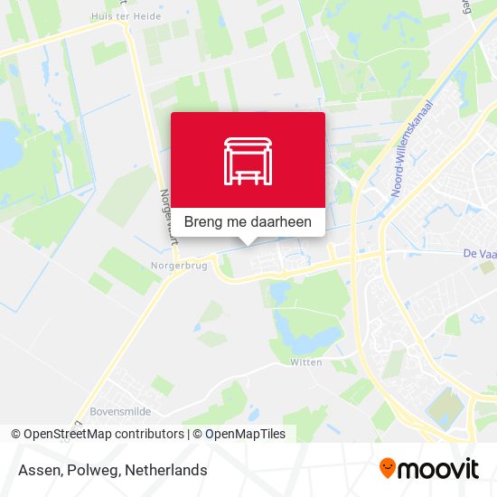 Assen, Polweg kaart