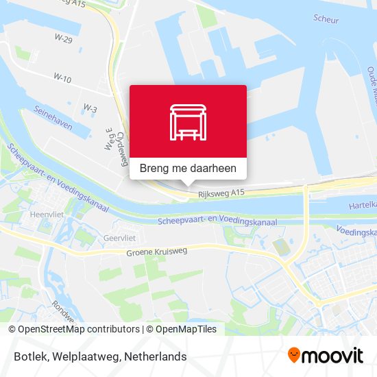 Botlek, Welplaatweg kaart