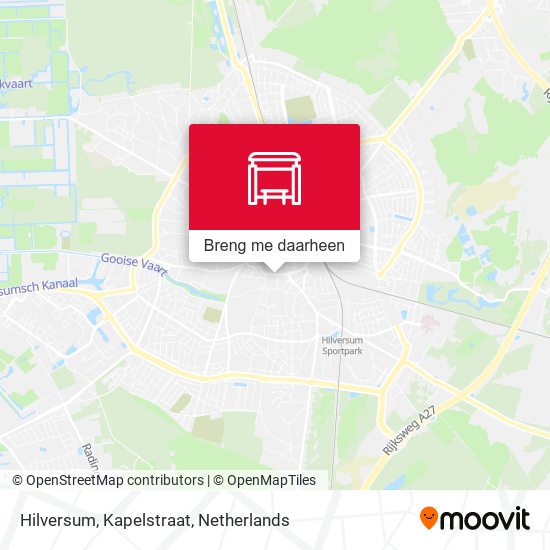 Hilversum, Kapelstraat kaart