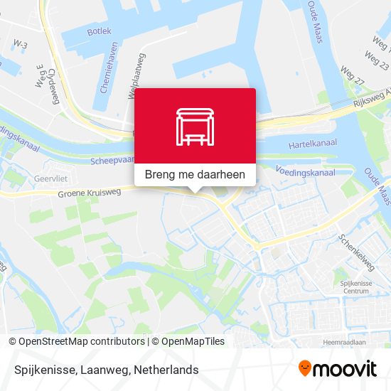 Spijkenisse, Laanweg kaart