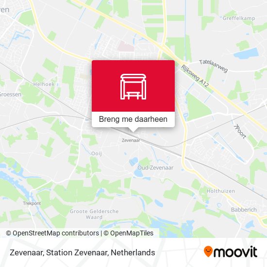 Zevenaar, Station Zevenaar kaart