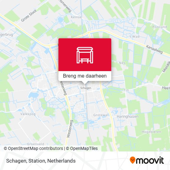 Schagen, Station kaart