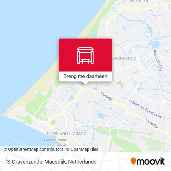 'S-Gravenzande, Maasdijk kaart