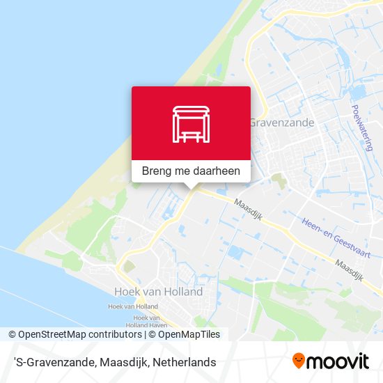 'S-Gravenzande, Maasdijk kaart