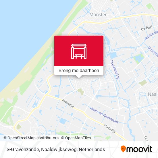 'S-Gravenzande, Naaldwijkseweg kaart