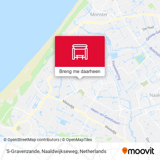 'S-Gravenzande, Naaldwijkseweg kaart