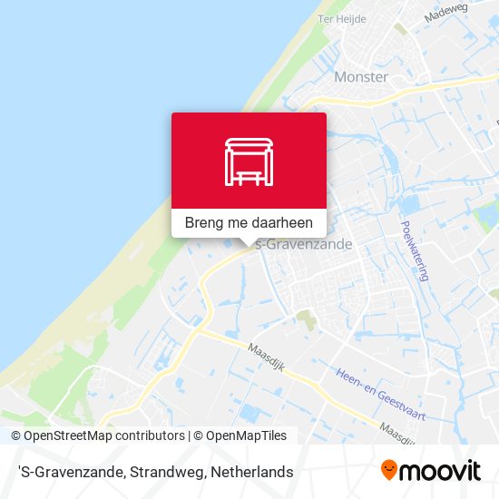 'S-Gravenzande, Strandweg kaart