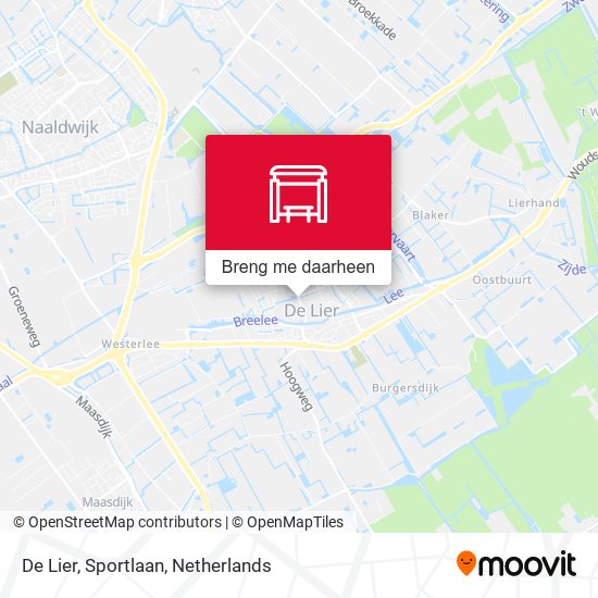 De Lier, Sportlaan kaart