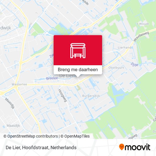 De Lier, Hoofdstraat kaart