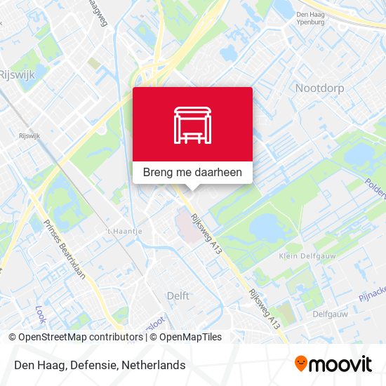 Den Haag, Defensie kaart