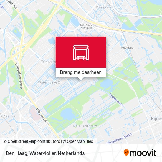 Den Haag, Waterviolier kaart