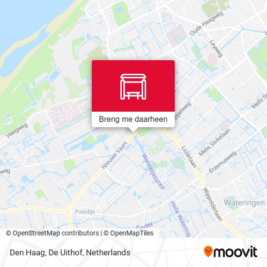 Den Haag, De Uithof kaart