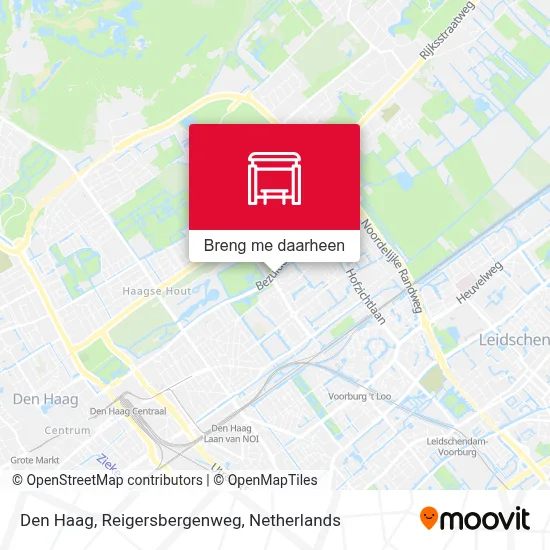 Den Haag, Reigersbergenweg kaart