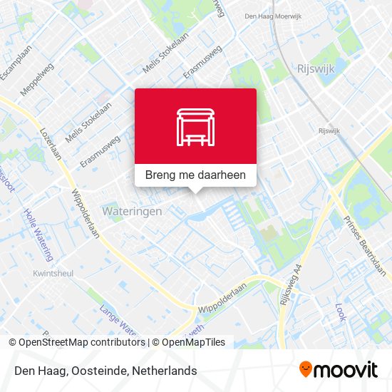 Den Haag, Oosteinde kaart