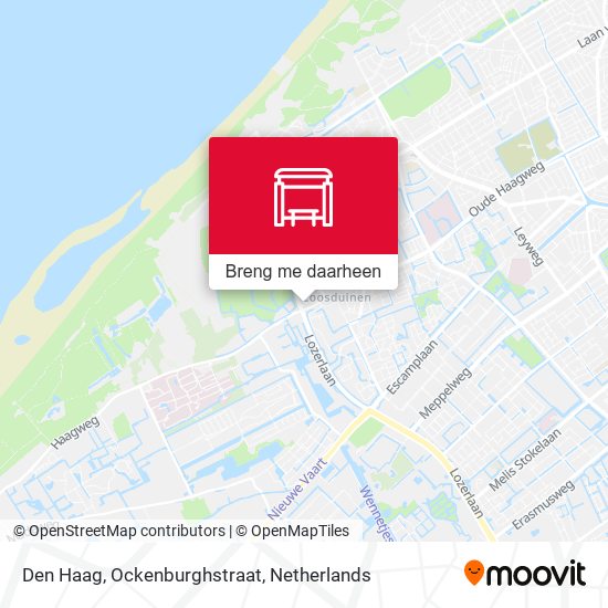 Den Haag, Ockenburghstraat kaart